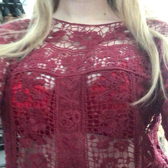 Red see through top - Picture 2 of 4